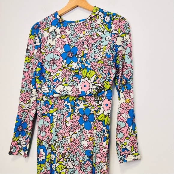 rahi Dresses & Skirts - Rahi Floral Dixie Dress, Maxi Pastel Long Sleeve Dress